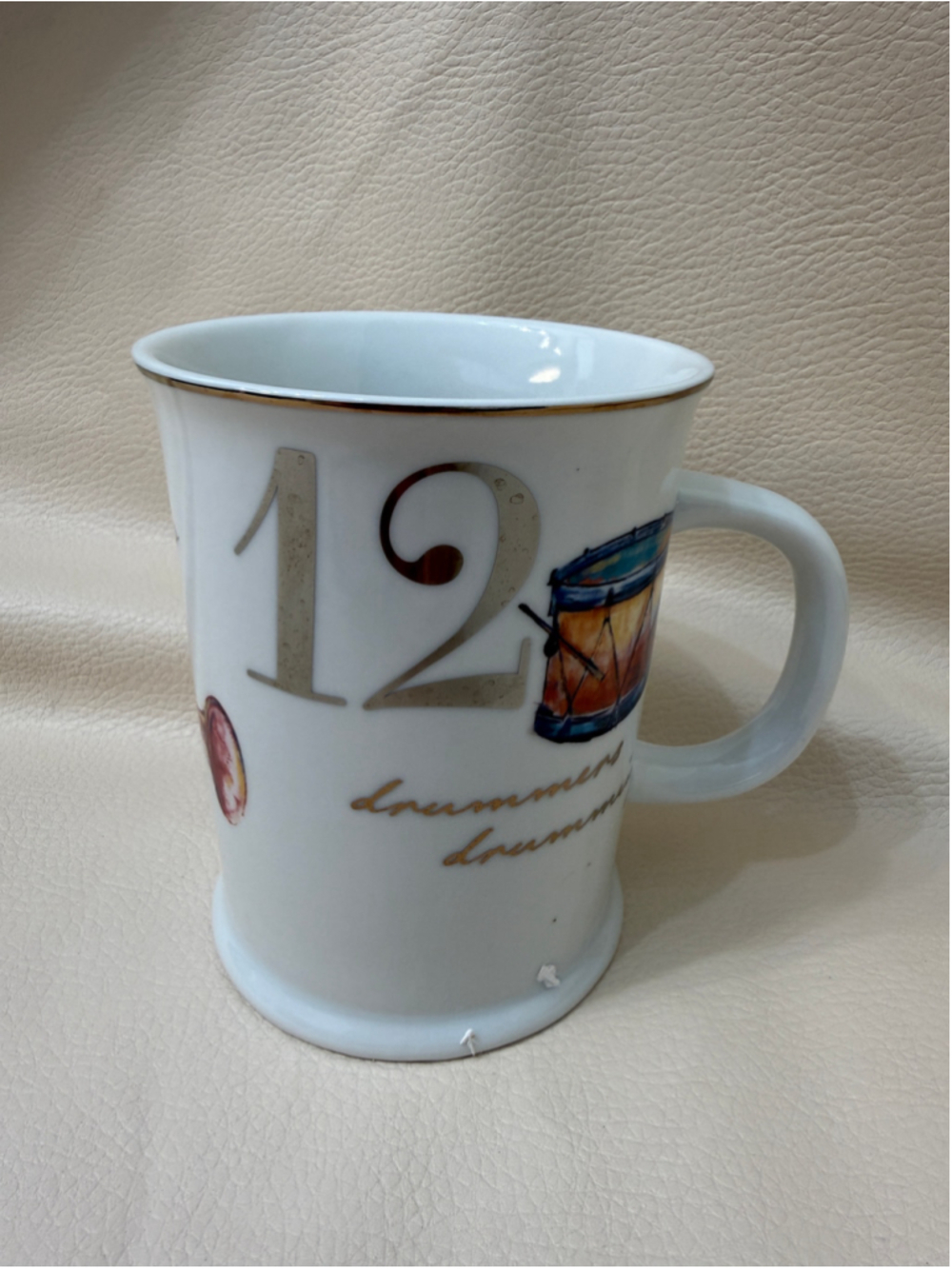 Better Homes & Gardens 12 Days of Christmas Mug Days 10 11 12 Porcelain Holiday